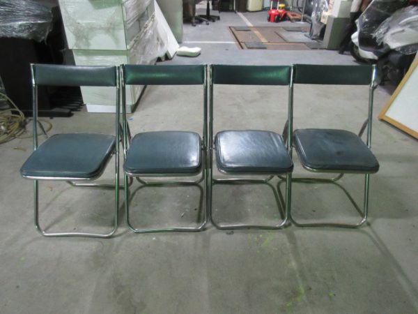 Naiki パイプ椅子 チェア 会議椅子 4脚セット まとめ売り サビ汚れ 引き取りOK 600x450