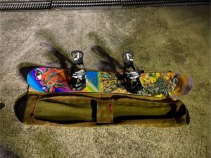 スノボ板・ビンディング・ブーツはセットとバラ売りどっちが高く売れる? REPLANT 163cm スノーボード板 ビンディング付きセット