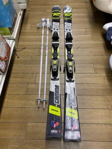 スキー板は何年前まで売れる?古いスキー用品の買取事情 ROSSIGNOL D GAMMA 156cm スキー板 ガンマ
