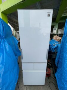 SHARP シャープ どっちもドア ノンフロン冷凍冷蔵庫　415L SJ-GT42E-W