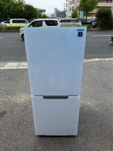  SHARP シャープ 2ドア ノンフロン冷凍冷蔵庫 152L SJ-GD15K-W 