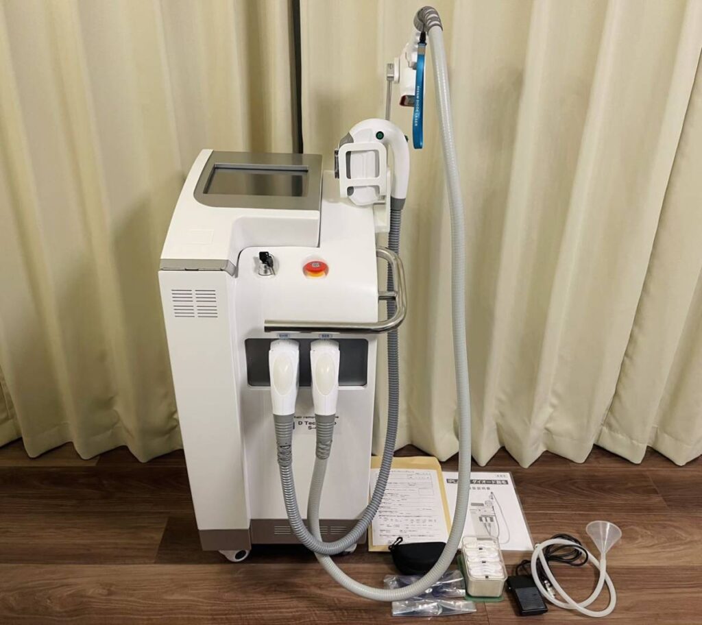 業務用脱毛機は中古でも売れる?年式・照射回数・ハンドピース・リース契約の査定基準 SHR IPL ダイオード 脱毛器 1024x912