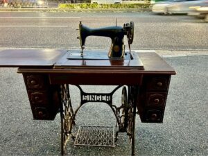 アンティーク レトロ ミシン 昭和レトロ SINGER 足踏みミシン ミシン台