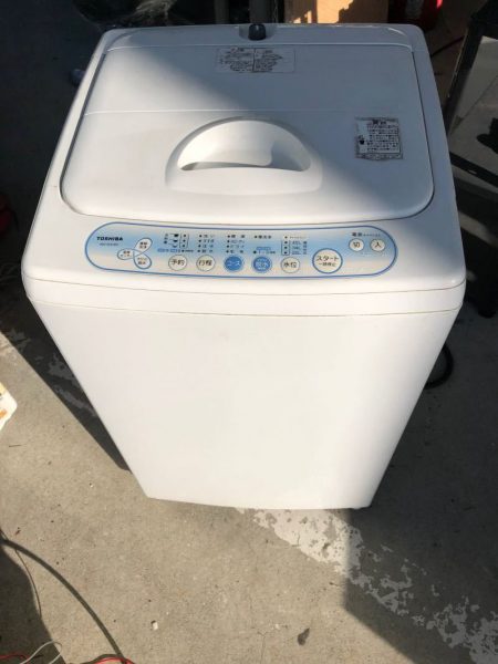 TOSHIBA 東芝 全自動洗濯機 4.2kg AW 104 07年製 450x600
