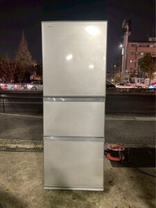  TOSHIBA 東芝 3ドア 右開き ノンフロン冷凍冷蔵庫 330L GR-R33S