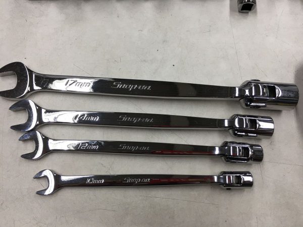 スナップオン フレックスヘッドコンビレンチ FHOM10B-17B 4本セット