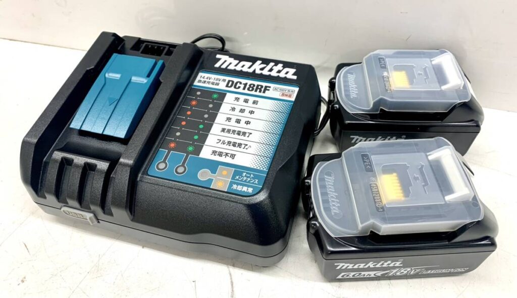 makita マキタ 急速充電器バッテリー2個セット DC18RFBL1860B 18V 6.0Ah 雪マーク有 2 1024x591