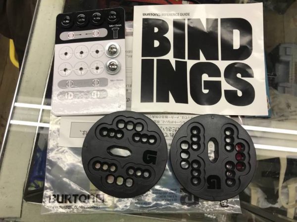 バートン Burton BINDINGS センターディスク 2枚 セット 600x449