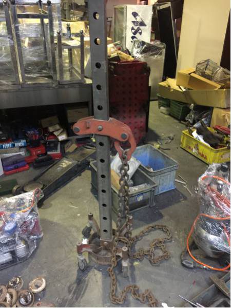 板金 修正機 手動式 ツーリングタワー チェーン付き