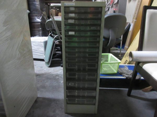オフィス家具 事務用品 15マス引き出し書庫 キャビネット など買取致し ...