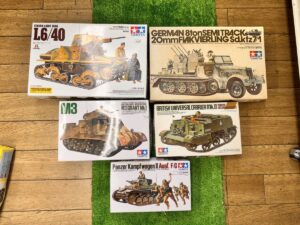 未組立 タミヤ イタリア戦車 L6/40 M3 5セット