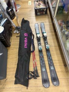フォルクル　VOLKL FLAIR スキー板 ストック ビンディング