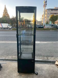 レマコム 4面ガラス 冷蔵ショーケース　288L R4G-288SLB
