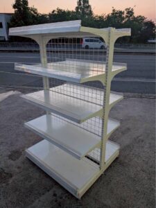 店舗業務用什器　5段　両面　店棚　飾り棚　商品棚