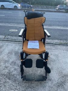 松永製作所　マイチルト リクライニング 介助式車椅子　MH-CR3D