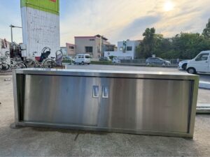  業務用 吊戸棚 題下戸棚　き引違い ステンレス